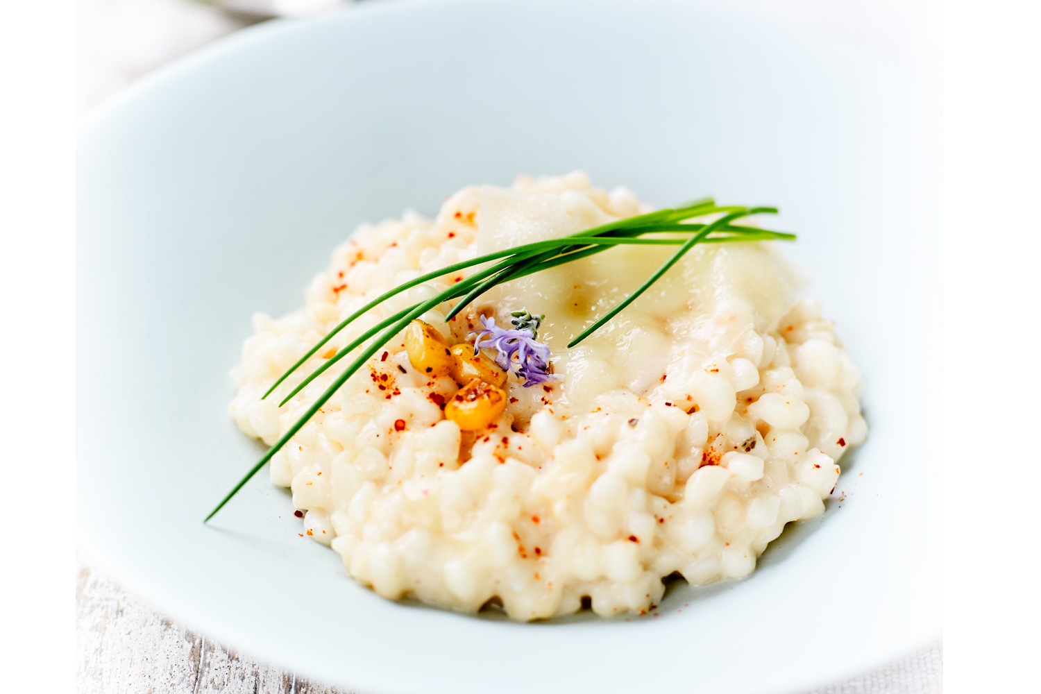 Maïsotto au fromage de brebis
