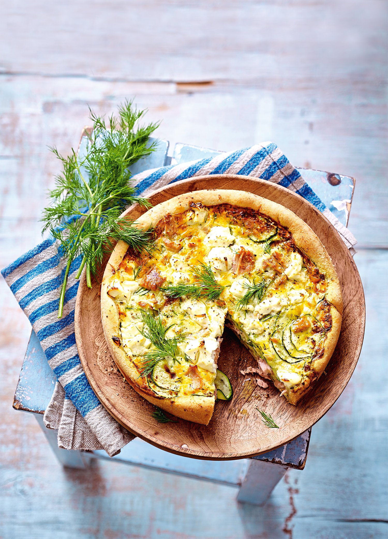 Quiche Aux Courgettes Et Chèvre Frais Recette Maximag Fr